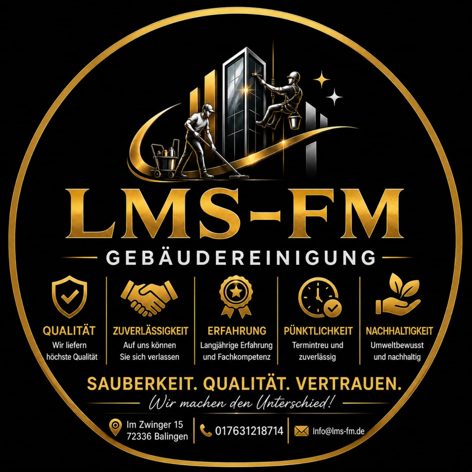 LMS-FM Gebäudereinigung – Sauberkeit, Qualität und Vertrauen